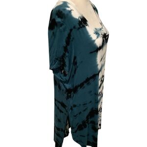 H&M Mossimo Teal and Black Oversized T-shirt Dress/Swim Cover-Up BRAND NEW